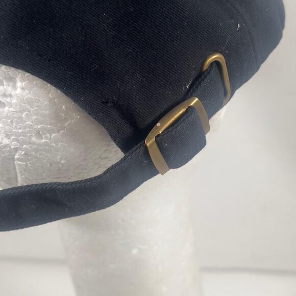 Ultra Club Classic Front Adj Black Red Star Gun Embroidered Cotton Cap Hat - Picture 6 of 11